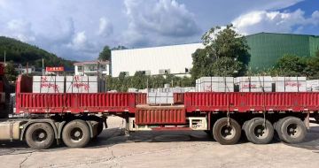 金昌 芝麻灰花岗岩地铺石出货日常