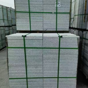 金昌 芝麻白火烧，园林广场市政工程地铺石，1.8~5.0厚均有现货