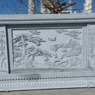 金昌 芝麻白大型照壁，屏风，影壁