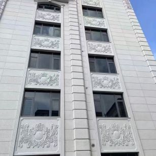 金昌 白麻荔枝面花岗岩别墅外墙干挂