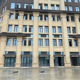 金昌 黄金麻花岗岩荔枝面小区外墙干挂