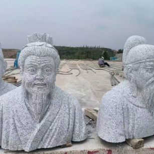 金昌 白麻花岗岩石材人物立体雕刻