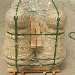 金昌 黄金麻异形定制雕花——棒棒糖挡车柱