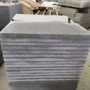 金昌 芝麻白5公分火烧地铺成品，900*400，规格可定制