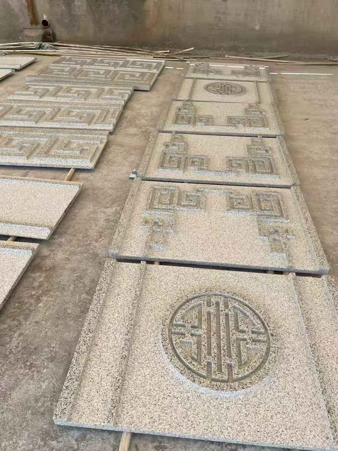 金昌 白麻花岗岩外墙立面雕刻板