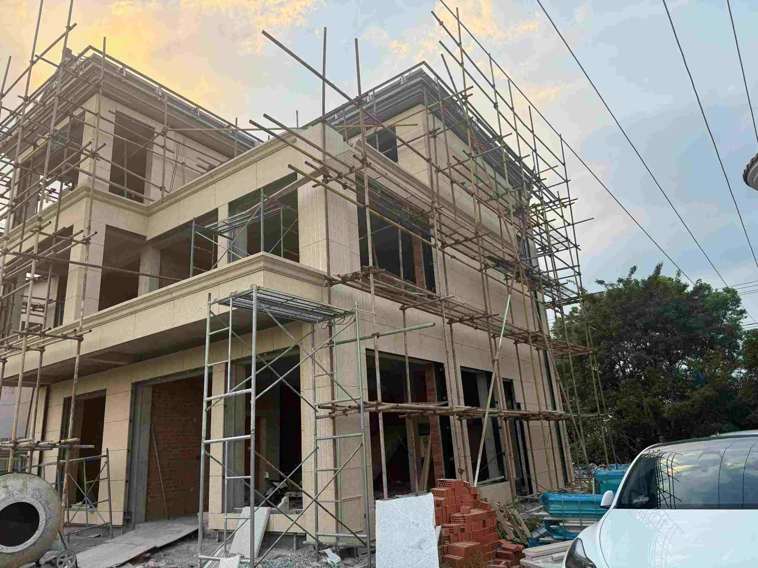 金昌 黄金麻荔枝面花岗岩外墙干挂