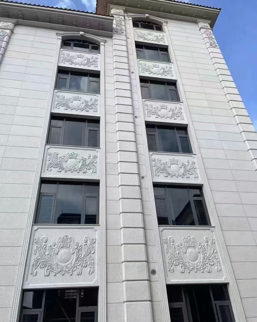 金昌 白麻荔枝面花岗岩别墅外墙干挂