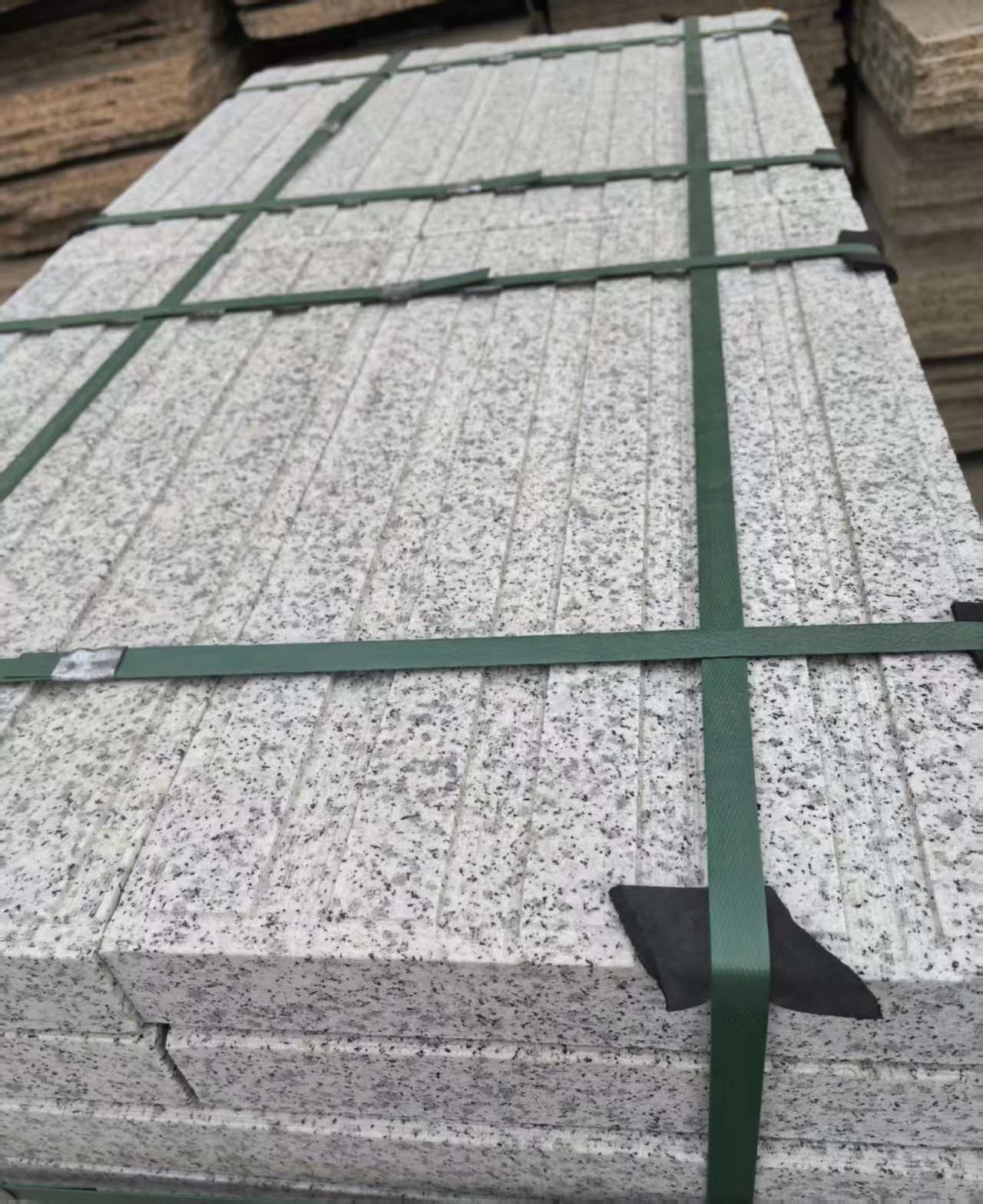 金昌 白麻花岗岩直行盲道石，盲条，地铺石