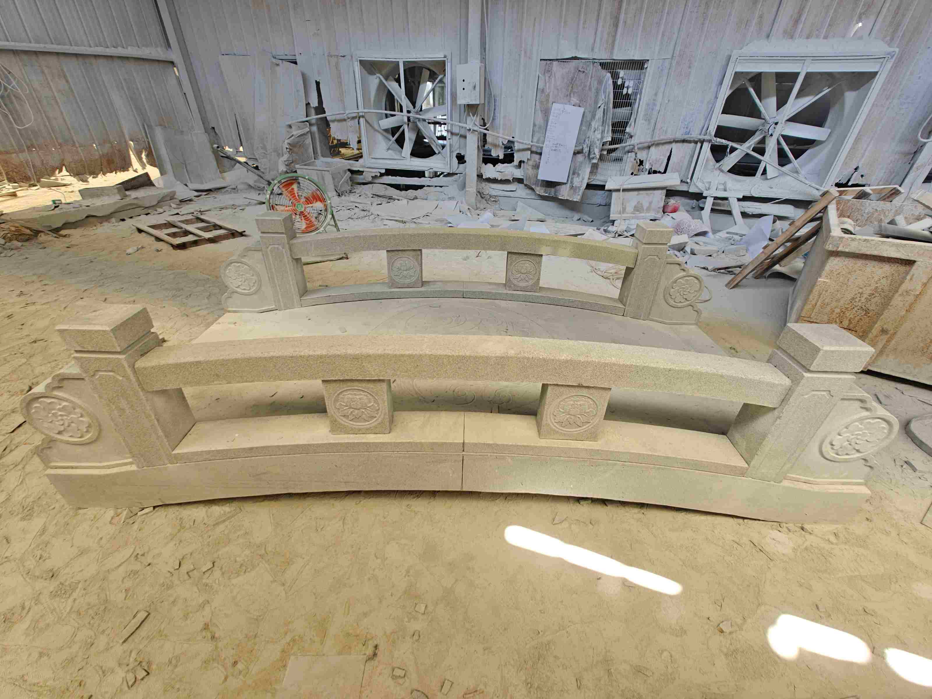 金昌 芝麻灰花岗岩异形加工-拱桥，石桥