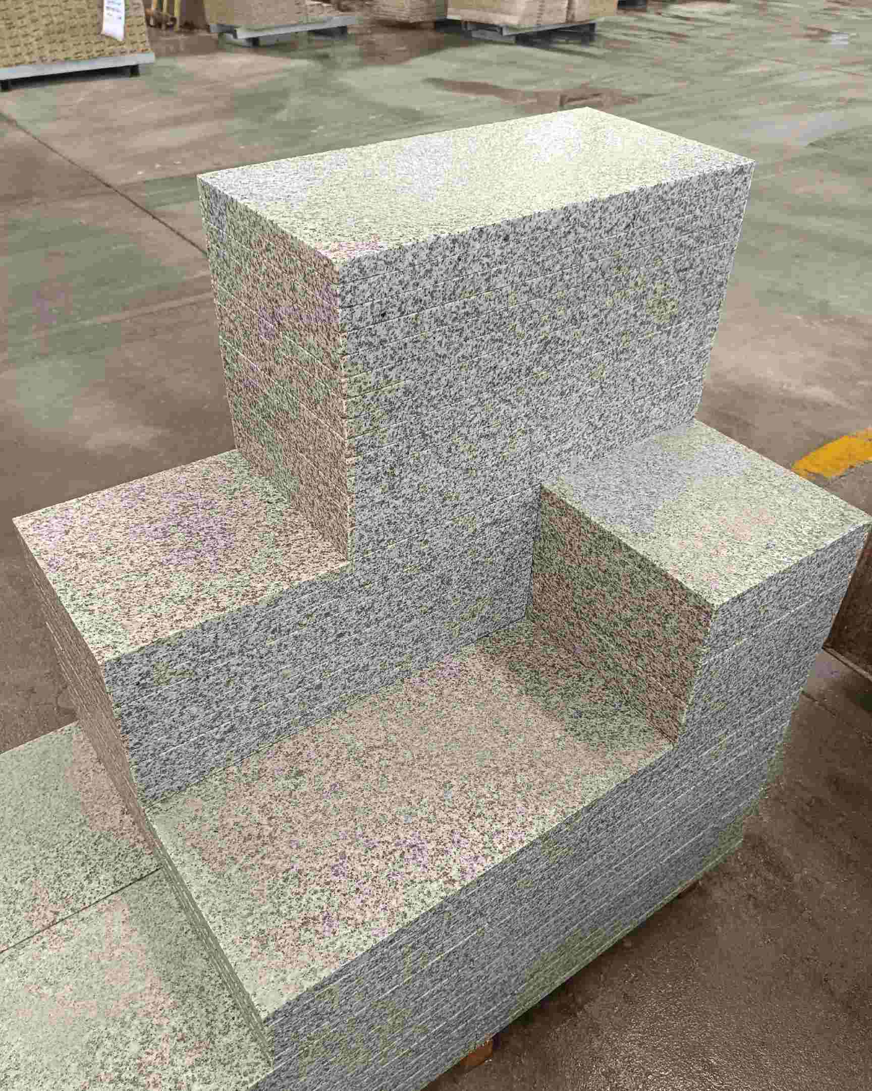 金昌 白麻花岗岩荔枝面地铺石