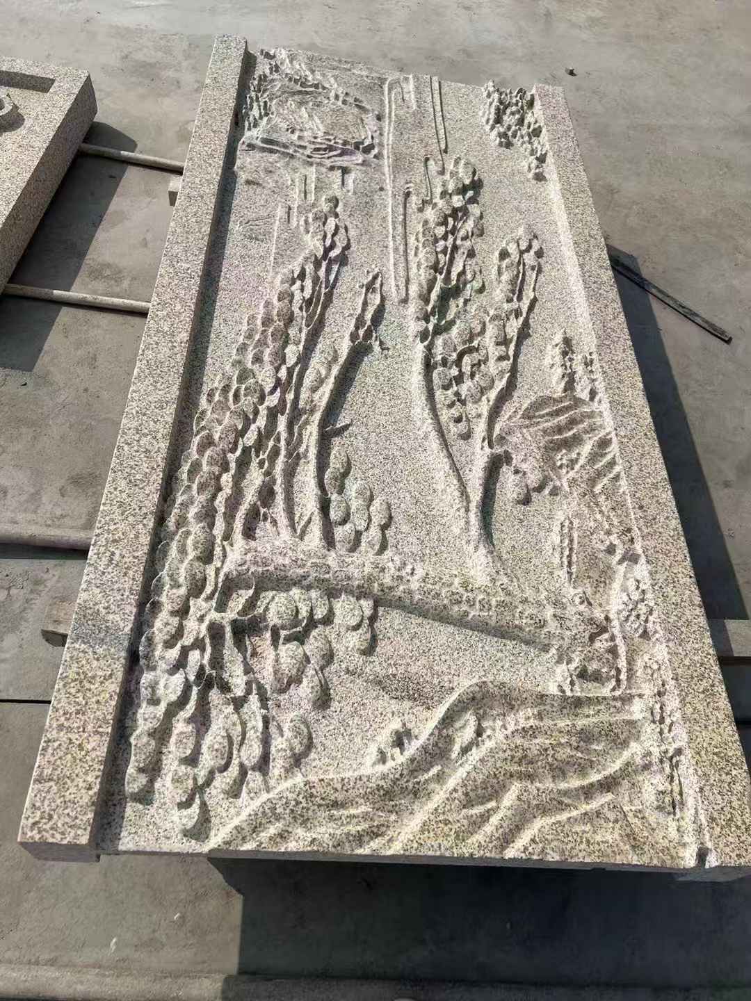 金昌 黄金麻雕刻板浮雕迎客松